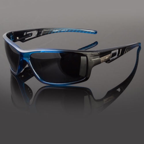 New Men Polarized Sunglasses Sport Mirror Wrap Around Driving Eyewear Glasses Us